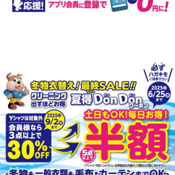 カード会員様限定♪夏のごひいきハガキ🌻DonDonクーポンスタート\(^o^)/